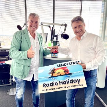Stephan Schwenk Geschäftsührer von Radio Holiday und Bernd Roller, Music- and Programdirector